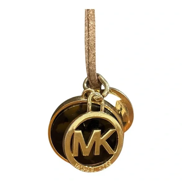 Michael Michael Kors Saffiano leather w/branded feet, chain leather strap. P 2